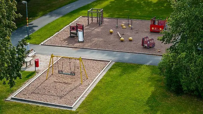 Lekplatsen i Volvoparken