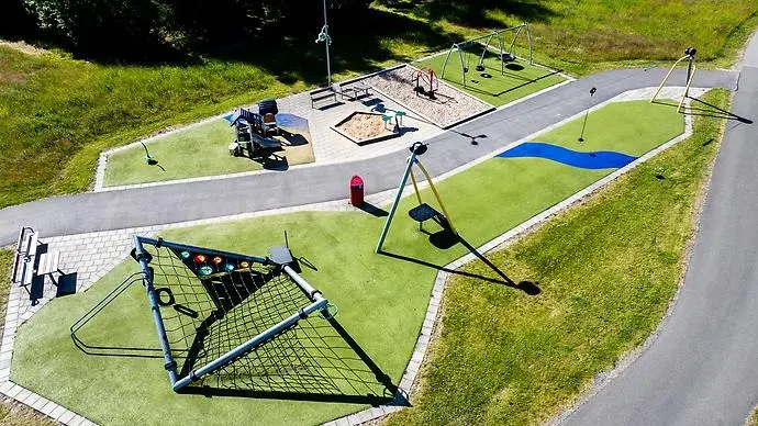 Lekplatsen på Sjölunda äng