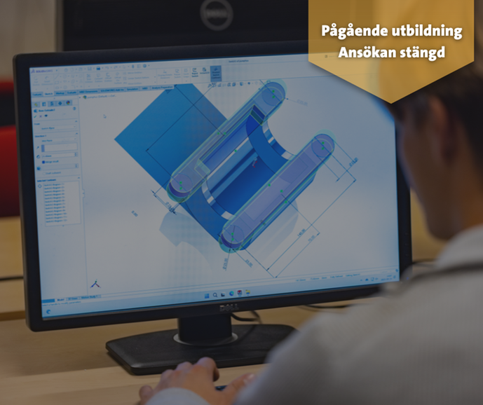 Ritning av VVS syns på en datorskärm